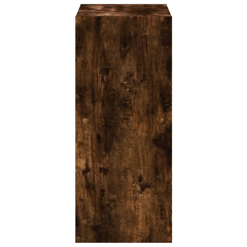 vidaXL Βιβλιοθήκη Καπνιστή Δρυς 68,5x32x75 κ. από Επεξεργ. Ξύλο