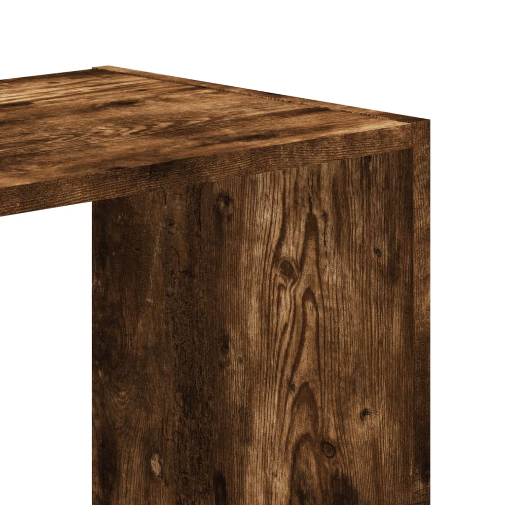 vidaXL Βιβλιοθήκη Καπνιστή Δρυς 68,5x32x75 κ. από Επεξεργ. Ξύλο