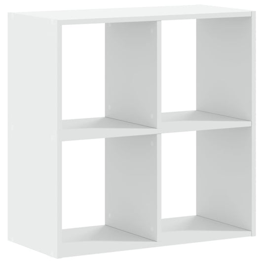 vidaXL Βιβλιοθήκη Λευκή 68,5x32x68,5 εκ. από Επεξεργασμένο Ξύλο