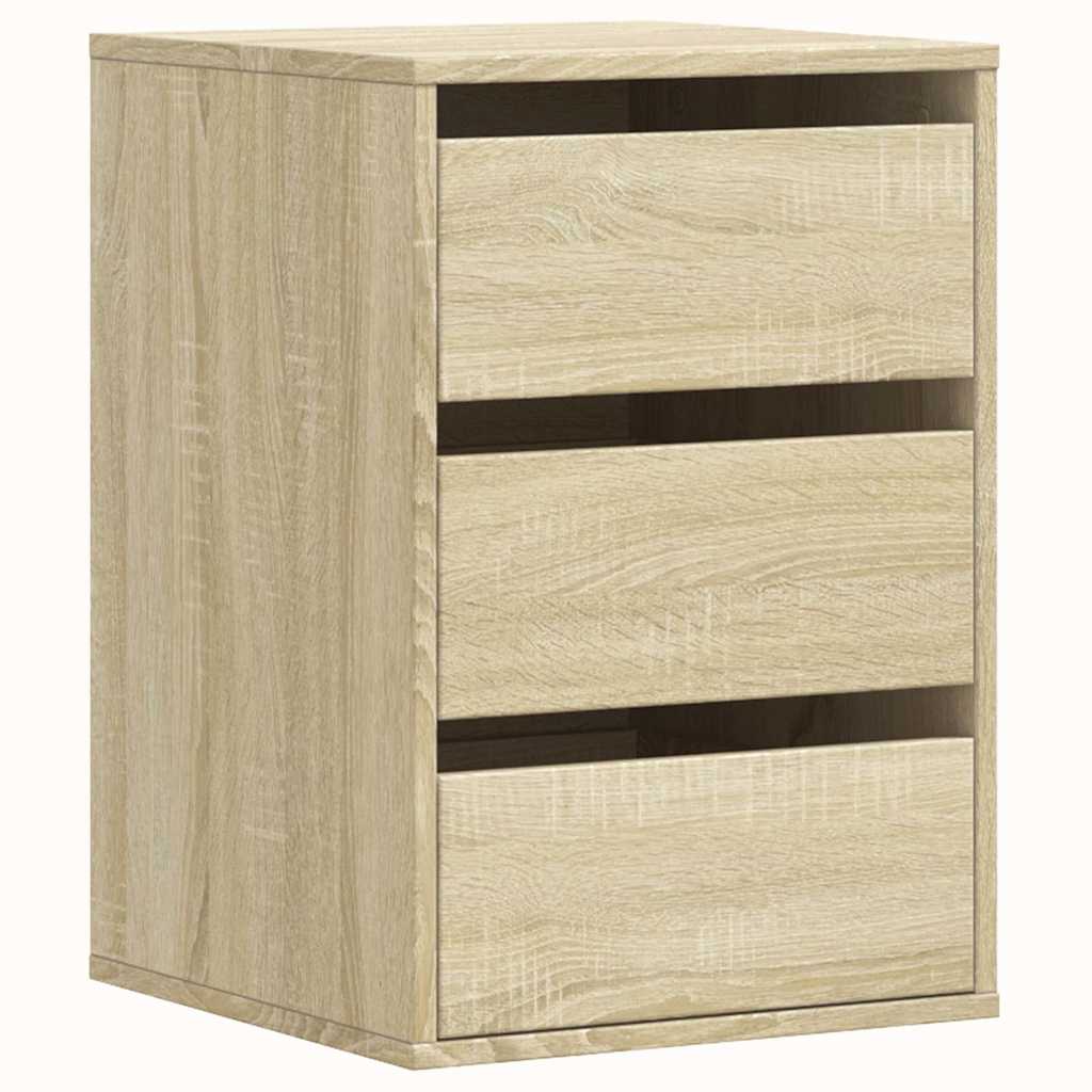 vidaXL Συρταριέρα Sonoma Δρυς 40x41x58 εκ. από Επεξεργ. Ξύλο