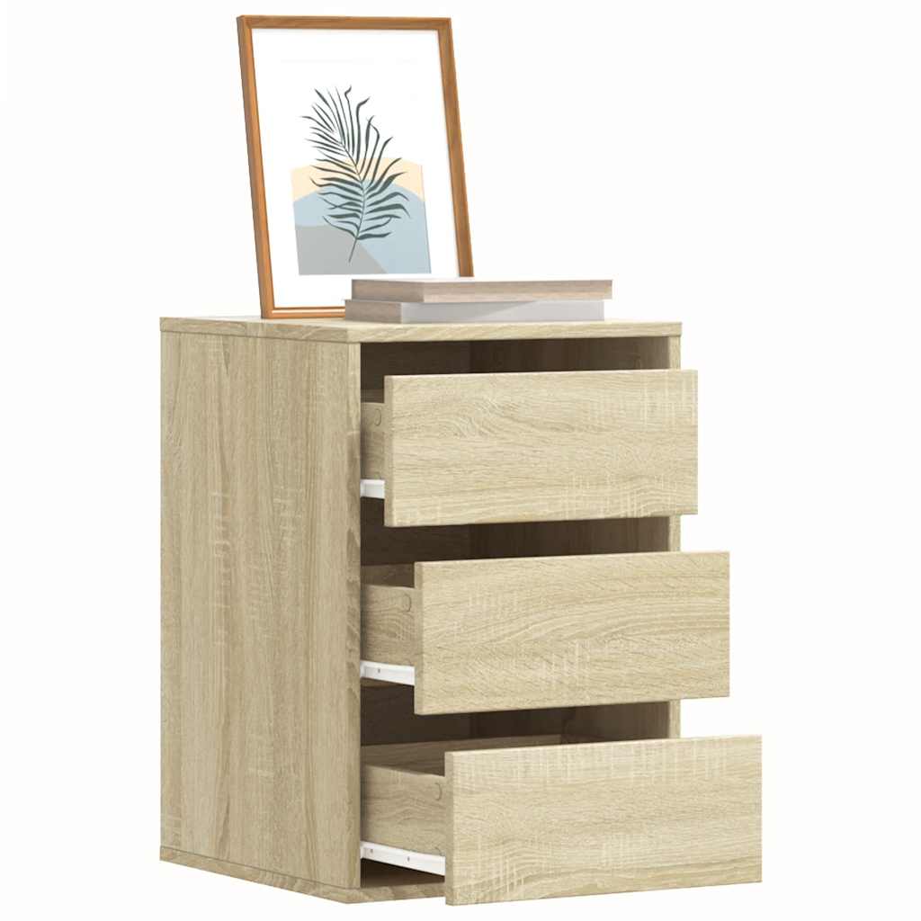 vidaXL Συρταριέρα Sonoma Δρυς 40x41x58 εκ. από Επεξεργ. Ξύλο