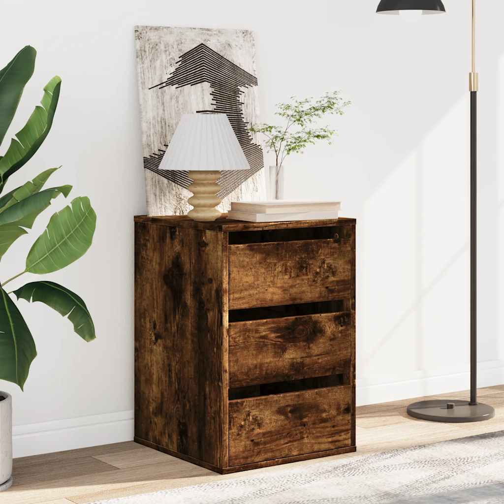 vidaXL Συρταριέρα Καπνιστή Δρυς 40x41x58 εκ. από Επεξεργ. Ξύλο