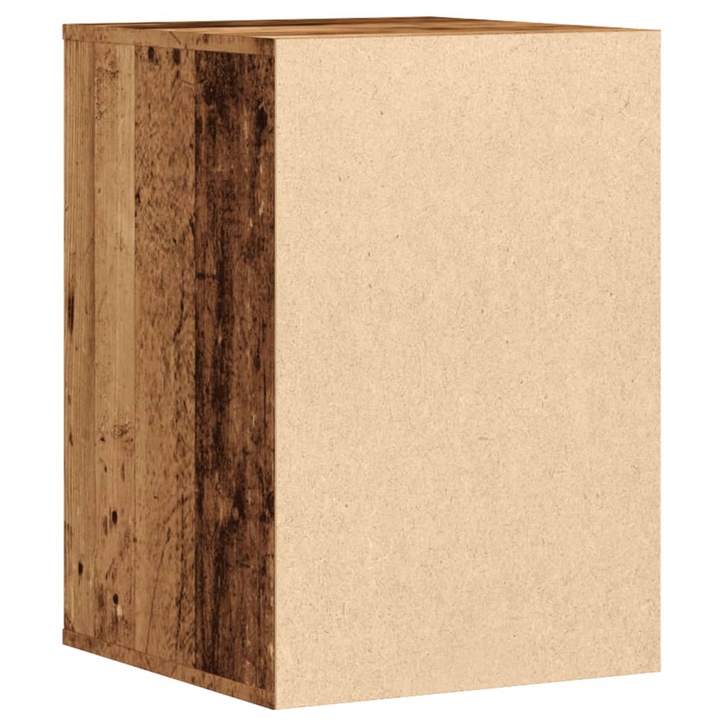 vidaXL Συρταριέρα Γωνιακή Όψη Παλαιού Ξύλου 40x41x58 εκ. Επεξεργ. Ξύλο