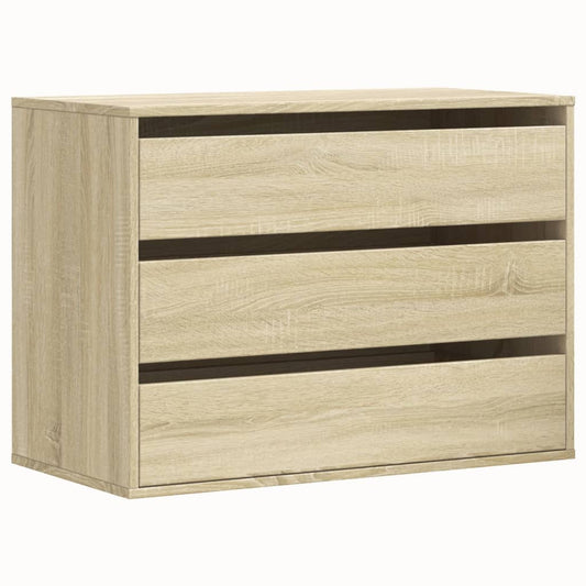 vidaXL Συρταριέρα Sonoma Δρυς 80x41x58 εκ. από Επεξεργ. Ξύλο