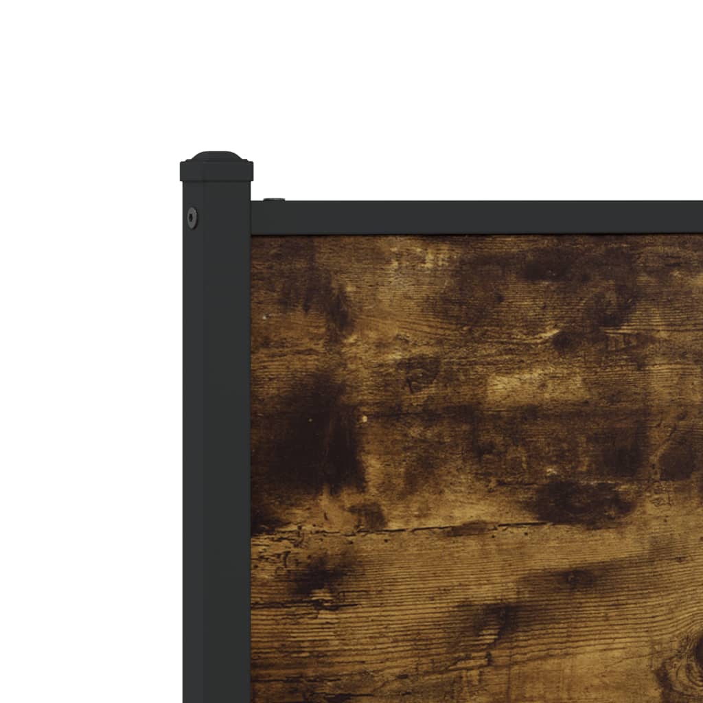 vidaXL Κεφαλάρι Καπνιστή Δρυς 90 εκ. Επεξεργασμένο Ξύλο/Ατσάλι