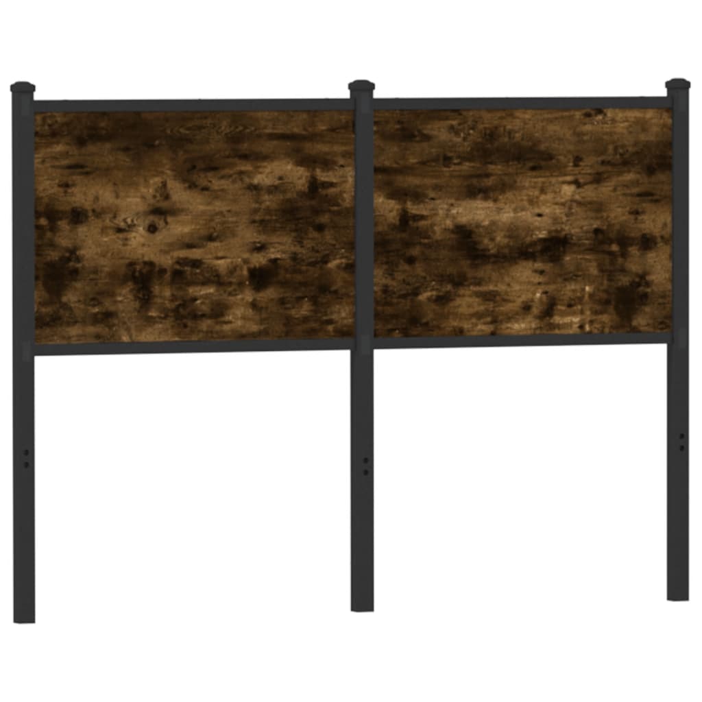 vidaXL Κεφαλάρι Καπνιστή Δρυς 120 εκ. Επεξεργασμένο Ξύλο/Ατσάλι