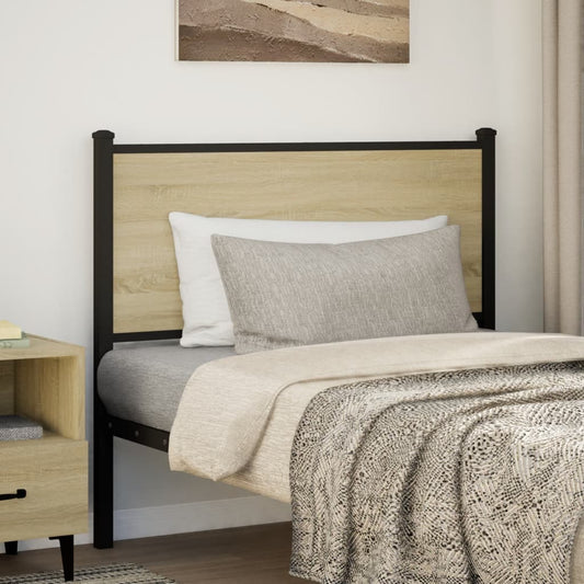 vidaXL Ανταλλακτικό κεφαλάρι Sonoma Δρυς 107 εκ. Επεξεργασμένο Ξύλο/Ατσάλι