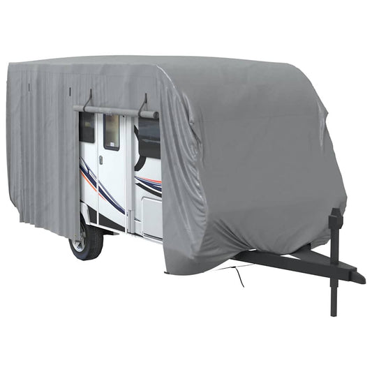 vidaXL Κάλυμμα τροχόσπιτου Γκρι 610x250x220 cm Μη υφασμένο ύφασμα