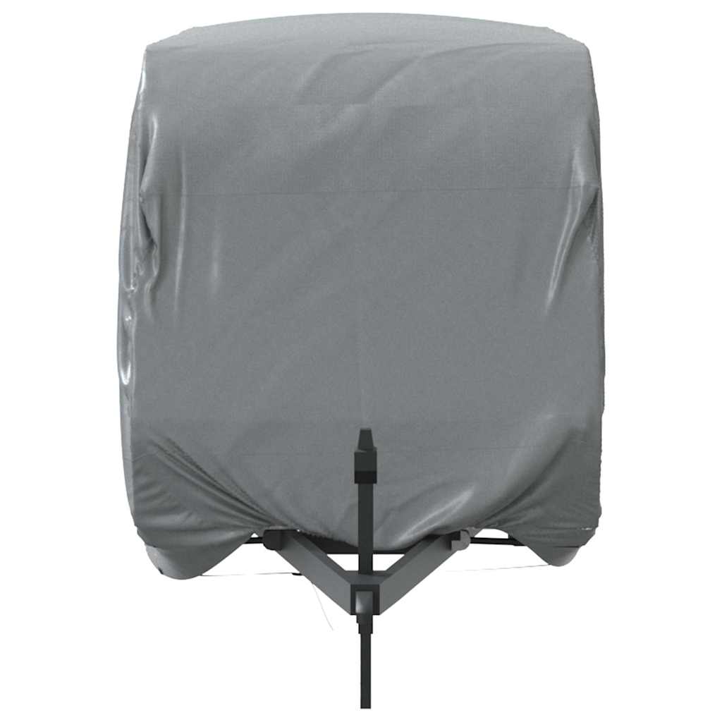vidaXL Κάλυμμα τροχόσπιτου Γκρι 670x250x220 cm Μη υφασμένο ύφασμα