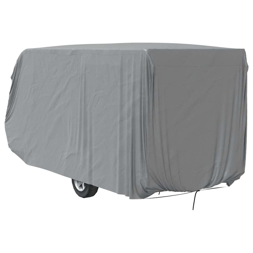 vidaXL Κάλυμμα τροχόσπιτου Γκρι 670x250x220 cm Μη υφασμένο ύφασμα