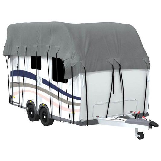 vidaXL Κάλυψη οροφής τροχόσπιτου Γκρι 500x300 cm Μη υφασμένο ύφασμα