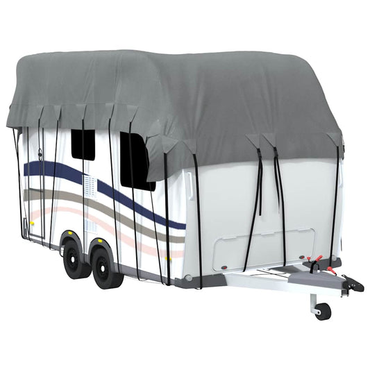 vidaXL Κάλυψη οροφής τροχόσπιτου Γκρι 500x300 cm Μη υφασμένο ύφασμα