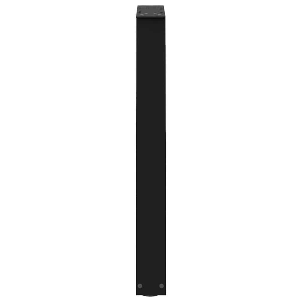 vidaXL Πόδια Τραπεζαρίας Σχήματος V 2 τεμ. Μαύρο 50x(72-73,3) εκ. Ατσάλι