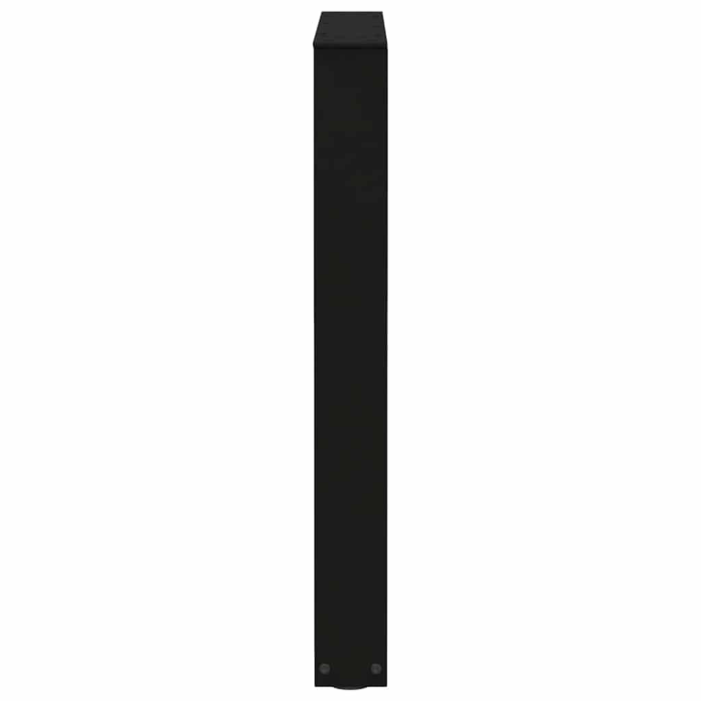 vidaXL Πόδια Τραπεζαρίας Σχήματος V 2 τεμ. Μαύρο 70x(72-73,3) εκ. Ατσάλι