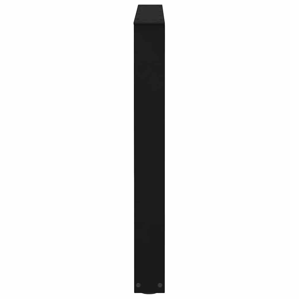 vidaXL Πόδια Τραπεζαρίας Σχήματος V 3 τεμ. Μαύρο 80x(72-73,3) εκ. Ατσάλι