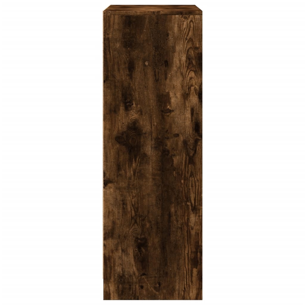 vidaXL Ντουλάπι με Φώτα LED Δρυς 77x34x100 εκ. Επεξεργασμένο Ξύλο