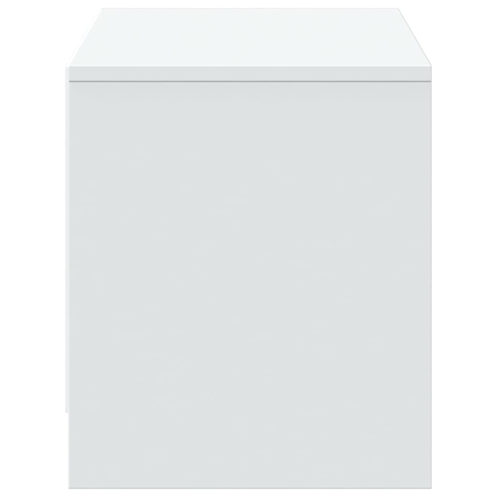 vidaXL Έπιπλο Τηλεόρασης με LED Λευκό 97x34x40 εκ. από Επεξ. Ξύλο