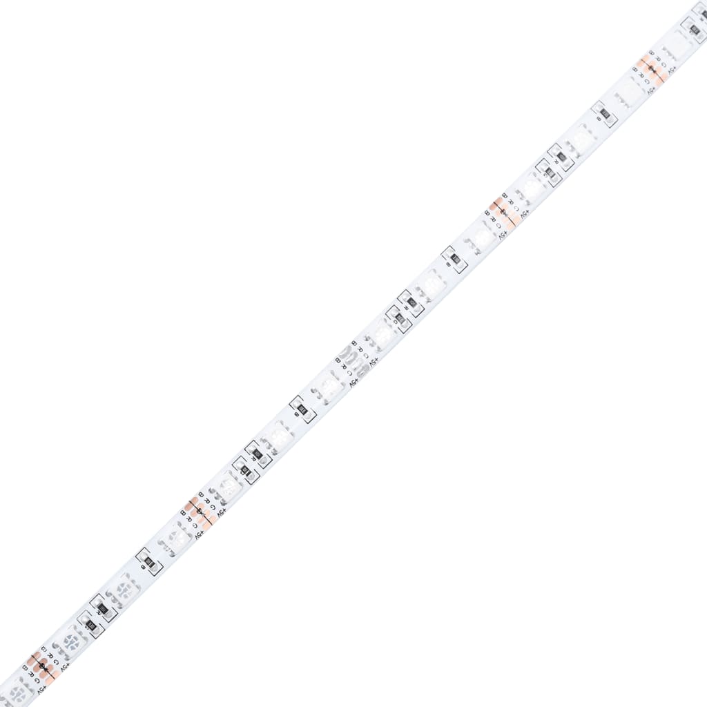 vidaXL Έπιπλο Τοίχου Τηλεόρασης με LED Γκρι Sonoma 140x31x38 εκ.