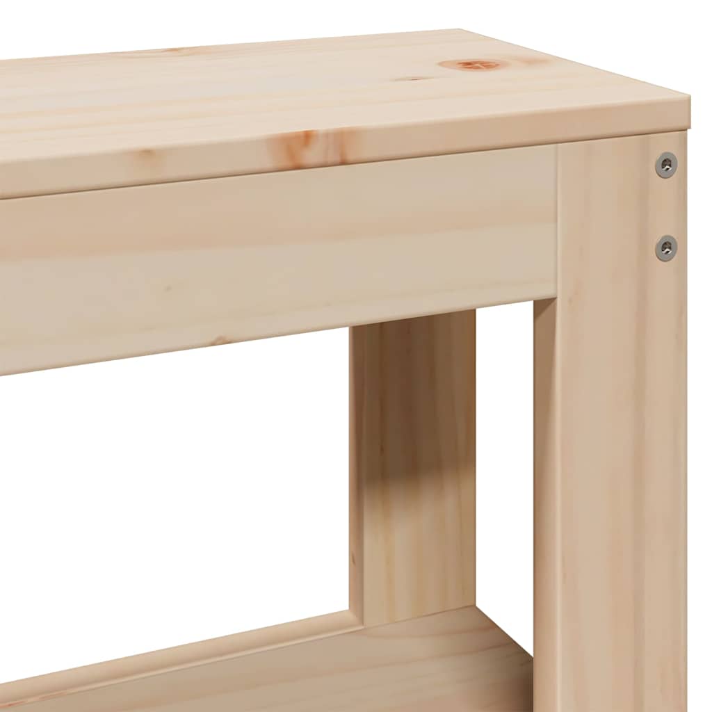 vidaXL Σκελετός Κρεβατιού Χωρίς Στρώμα 120x200 εκ Μασίφ Ξύλο Πεύκου