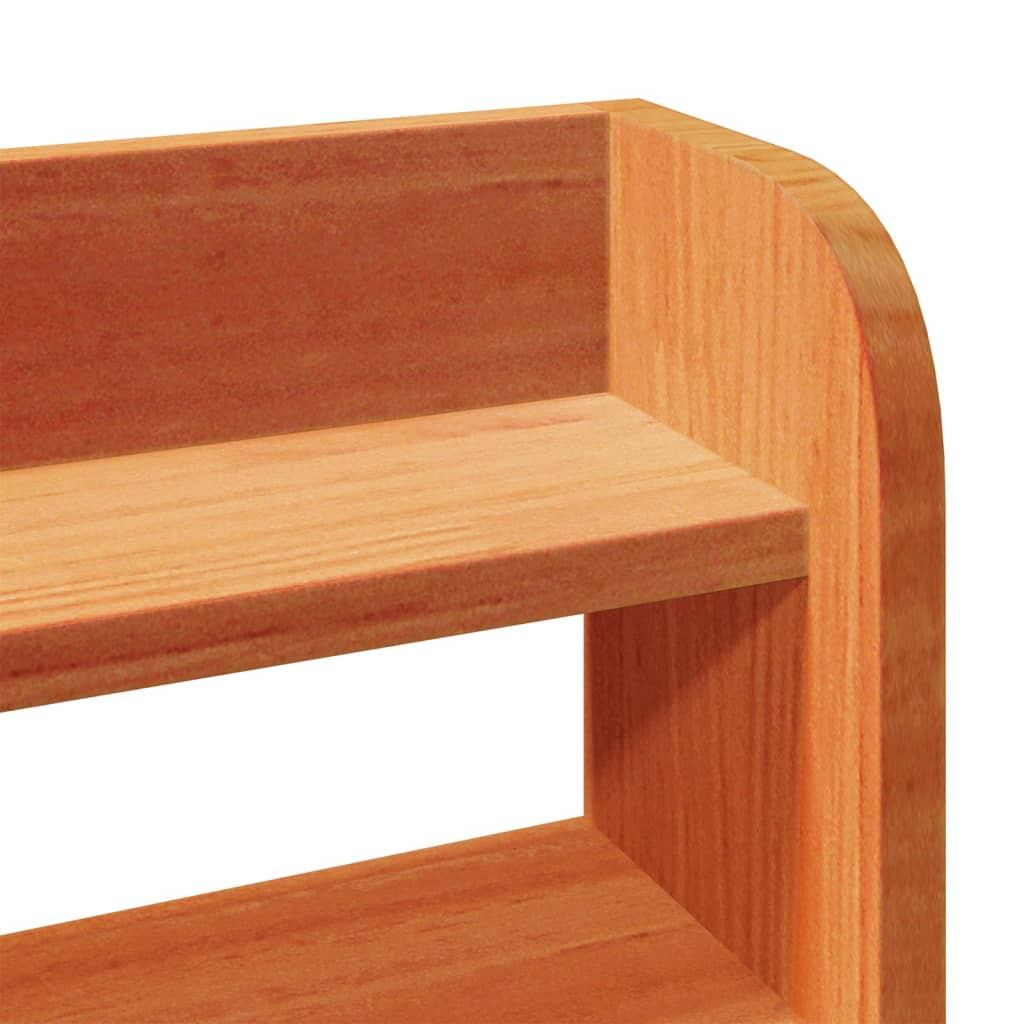 vidaXL Σκελετός Κρεβ. Χωρίς Στρώμα Καφέ Κεριού 160x200 εκ Μασίφ Πεύκο