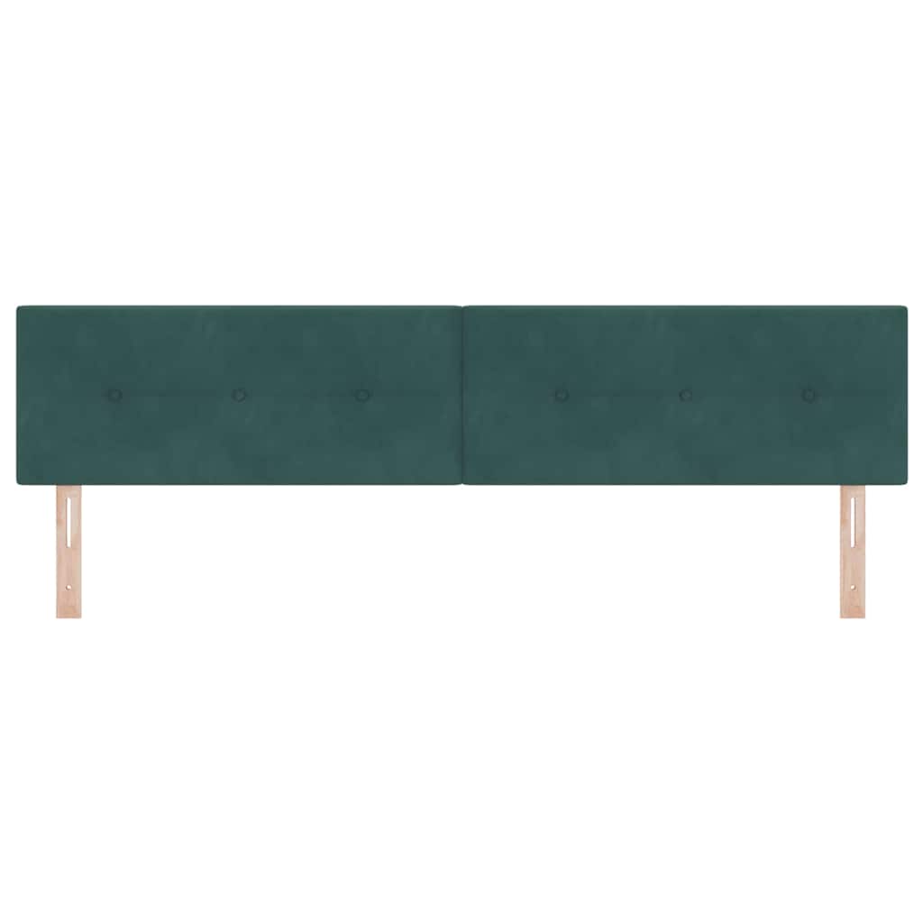 vidaXL LED κεφαλάρι με φώτα λωρίδας LED Πράσινο 200 cm Πολυεστέρας