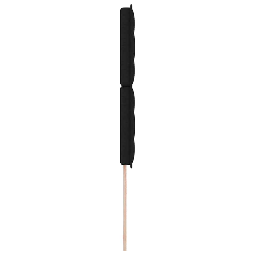 vidaXL LED κεφαλάρι με φώτα λωρίδας LED Μαύρο 80 cm Πολυεστέρας
