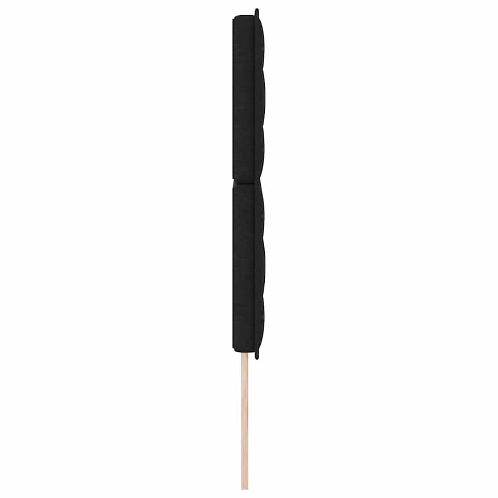 vidaXL LED κεφαλάρι με φώτα λωρίδας LED Μαύρο 160 cm Πολυεστέρας