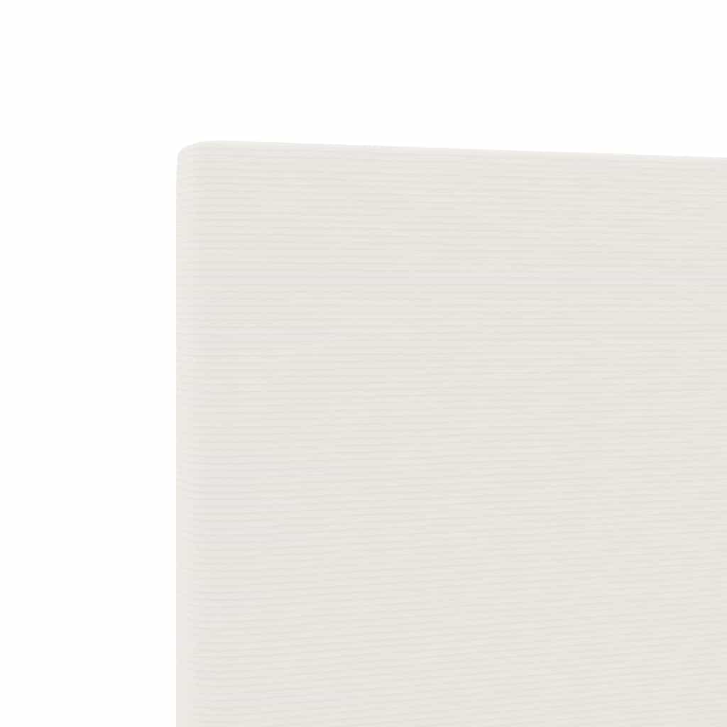 vidaXL LED κεφαλάρι με φώτα λωρίδας LED Κρεμ 80 cm Πολυεστέρας