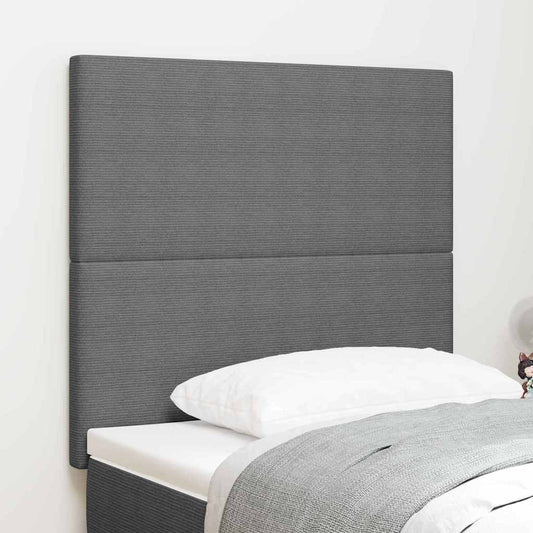 vidaXL LED κεφαλάρι με κεφαλάρι Ανοιχτό γκρι 100 cm Πολυεστέρας