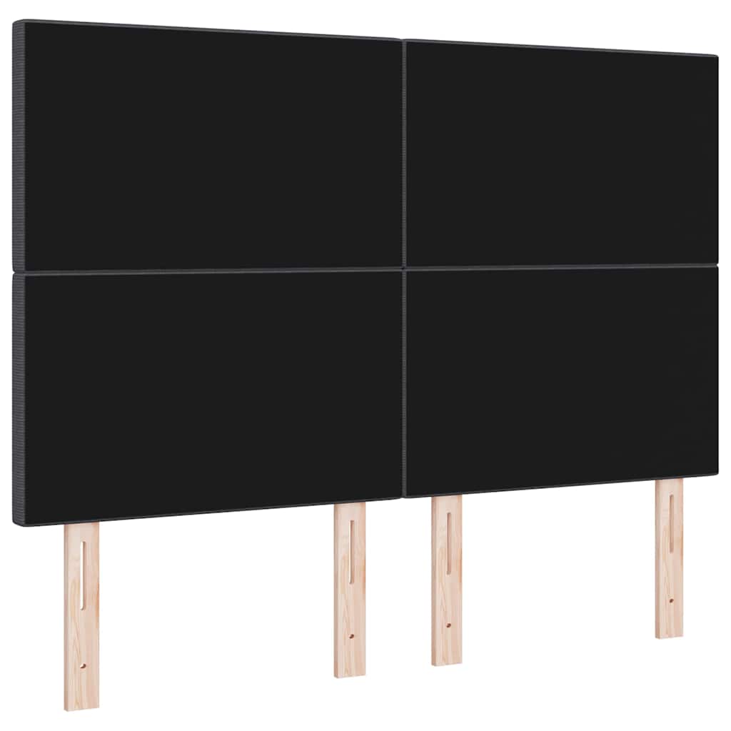 vidaXL LED κεφαλάρι Σκούρο Γκρι 160 cm Υφασμάτινο Κορντουρά