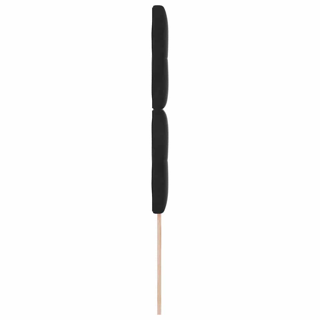 vidaXL LED κεφαλάρι με φώτα λωρίδας LED Μαύρο 80 cm Πολυεστέρας