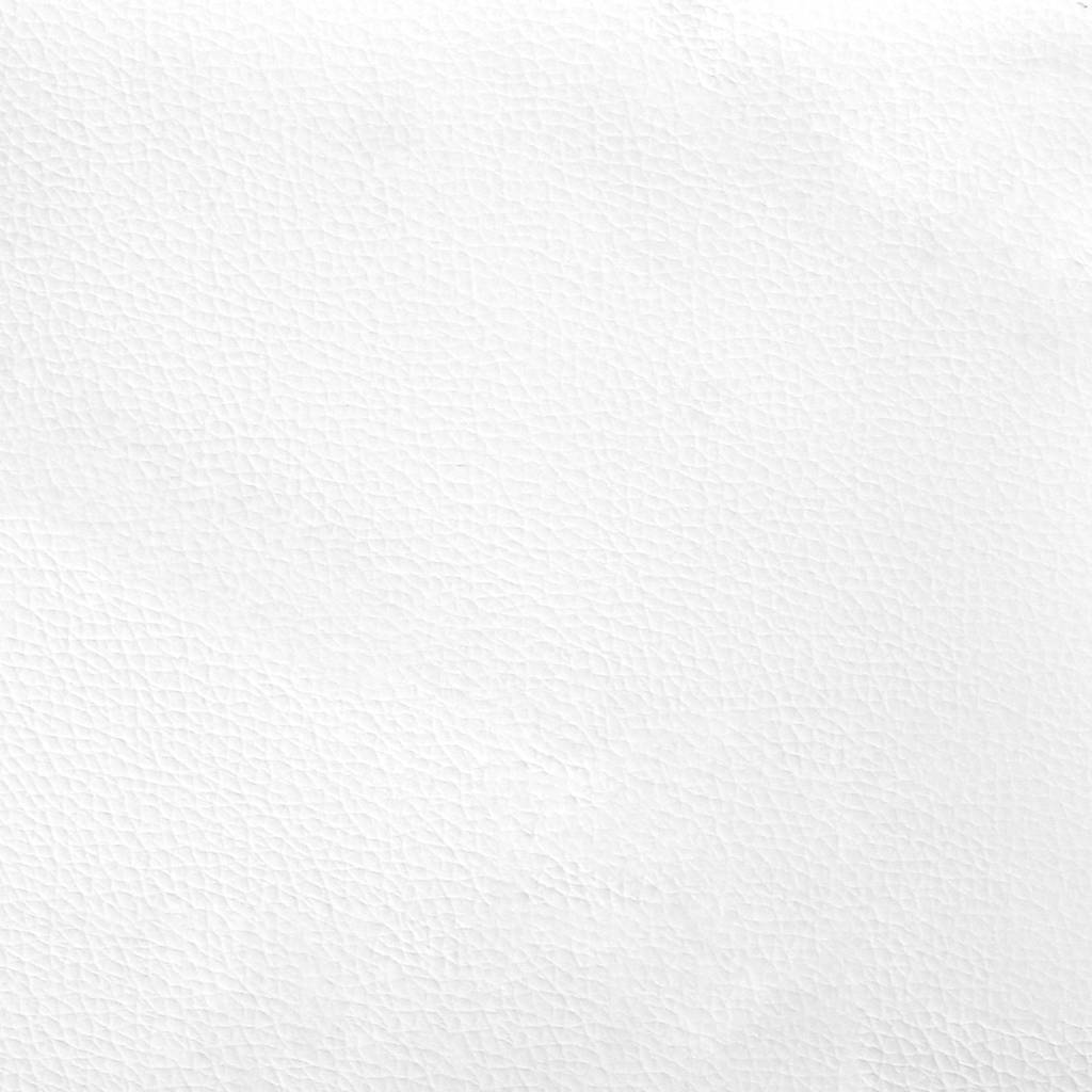 vidaXL Σκελετός κρεβατιού με στρώμα Λευκό 120 x 190 cm Τεχνητό δέρμα