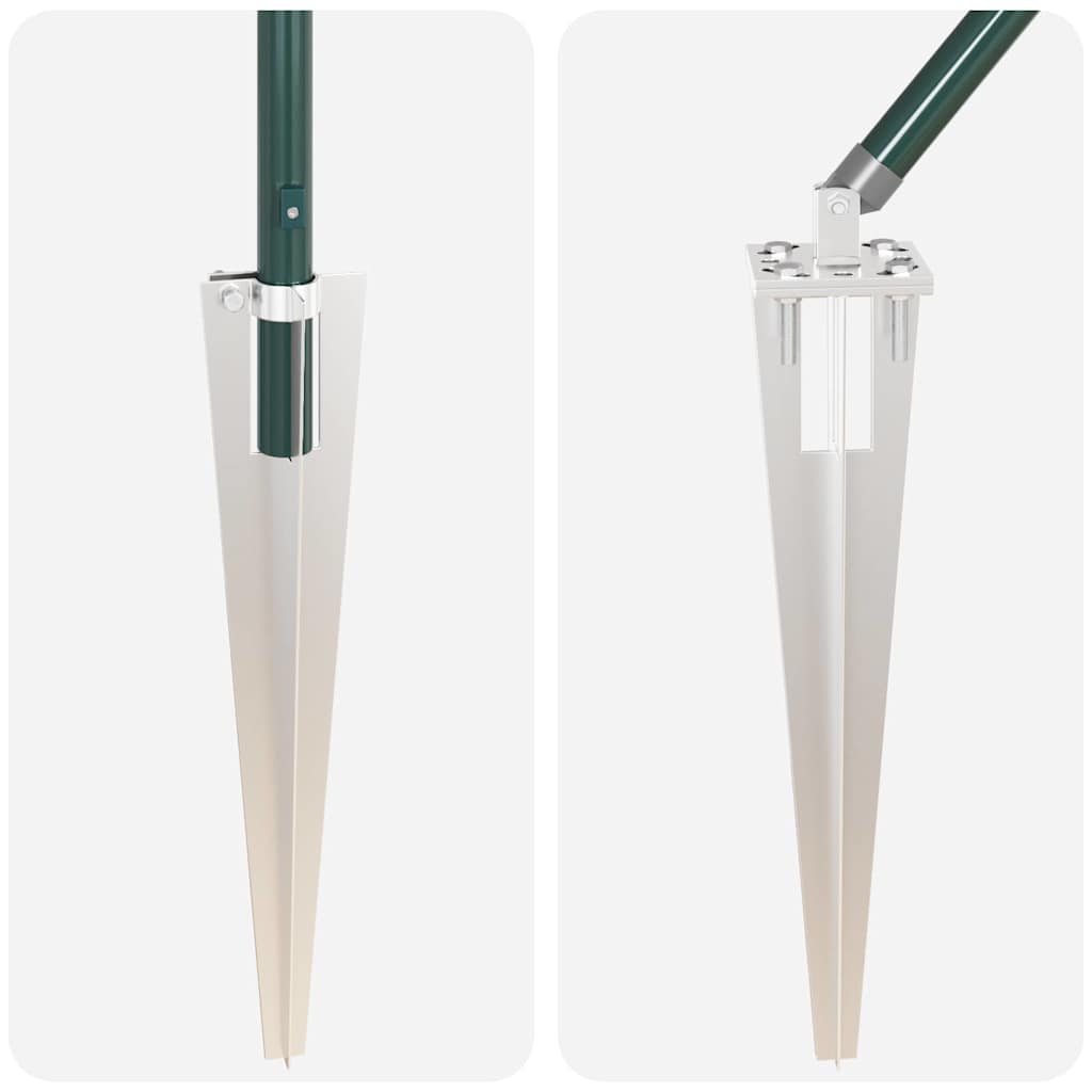 Πόρτες από σύρμα vidaXL με μπάλα 26 τεμ Ø32 mm 170 cm Γαλβανισμένο Χάλυβα