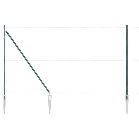 Πόρτες από σύρμα vidaXL με μπάλα 26 τεμ Ø32 mm 170 cm Γαλβανισμένο Χάλυβα