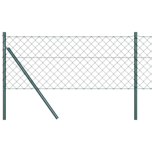 vidaXL Στύλος Περιφράξεων Πράσινο 0,8 x 25 μ (60 x 60 mm διχτυωτό)