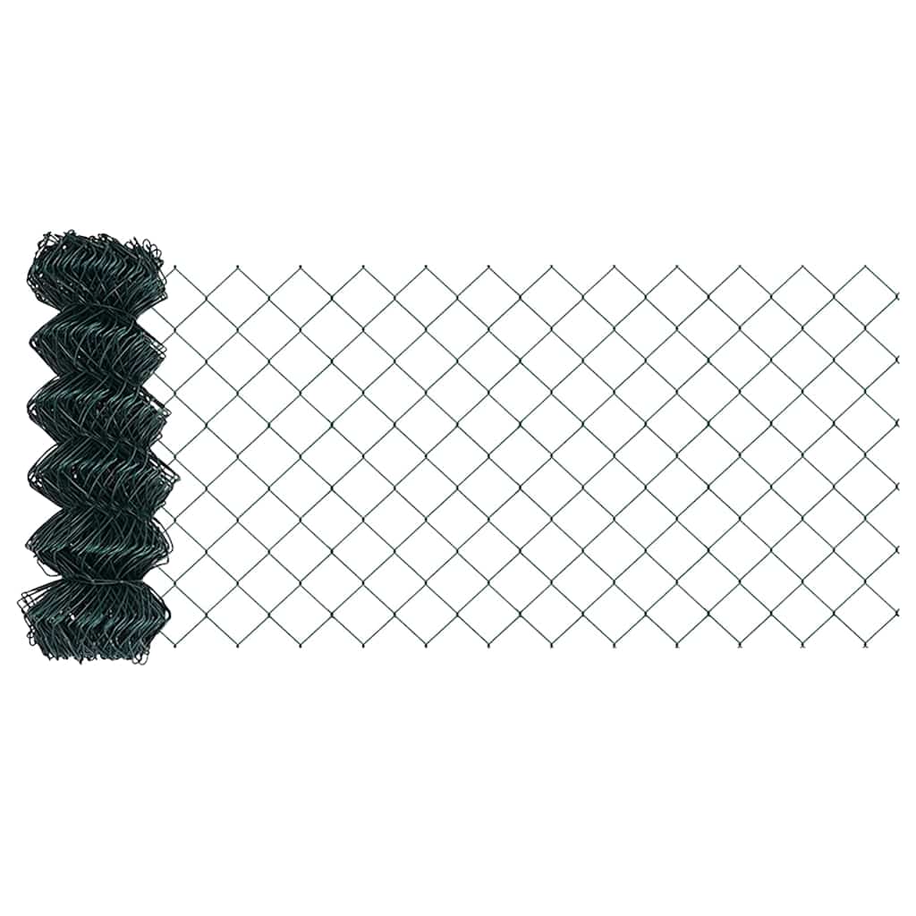 vidaXL Στύλος Περιφράξεων Πράσινο 0,8 x 25 μ (60 x 60 mm διχτυωτό)