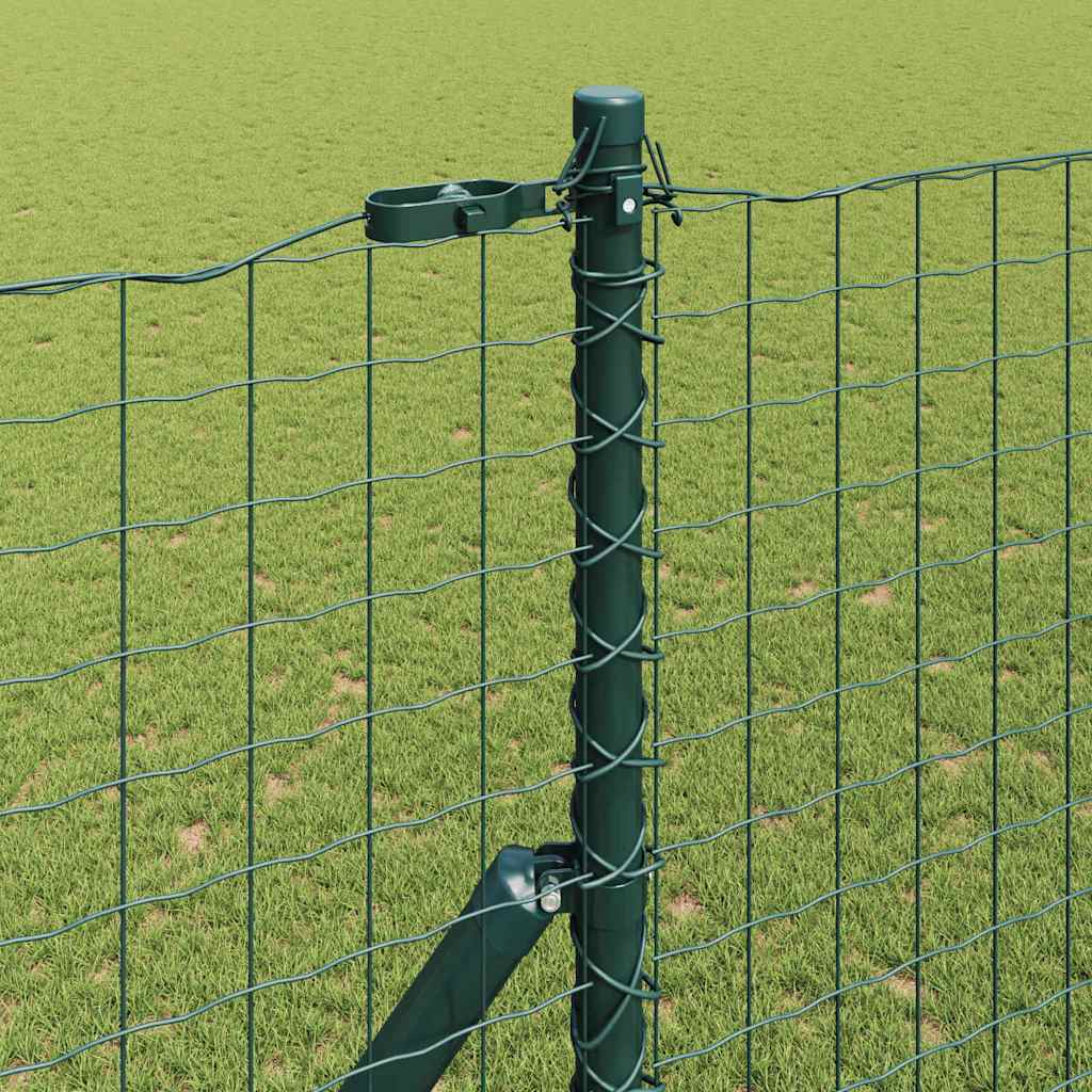 vidaXL Euro Fence με 7 Πόδια 1.6x10 μ Γαλβανισμένος Χάλυβας Πράσινος