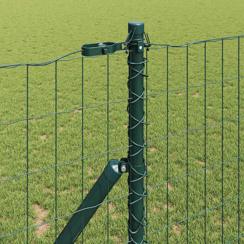 vidaXL Euro Fence με 7 Πόλους 1.2x10 μ Γαλβανισμένο Ατσάλι Πράσινο