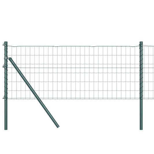 vidaXL Euro Fence με 13 Πόλους 0.4x25 μ Γαλβανισμένος Χάλυβας Πράσινος