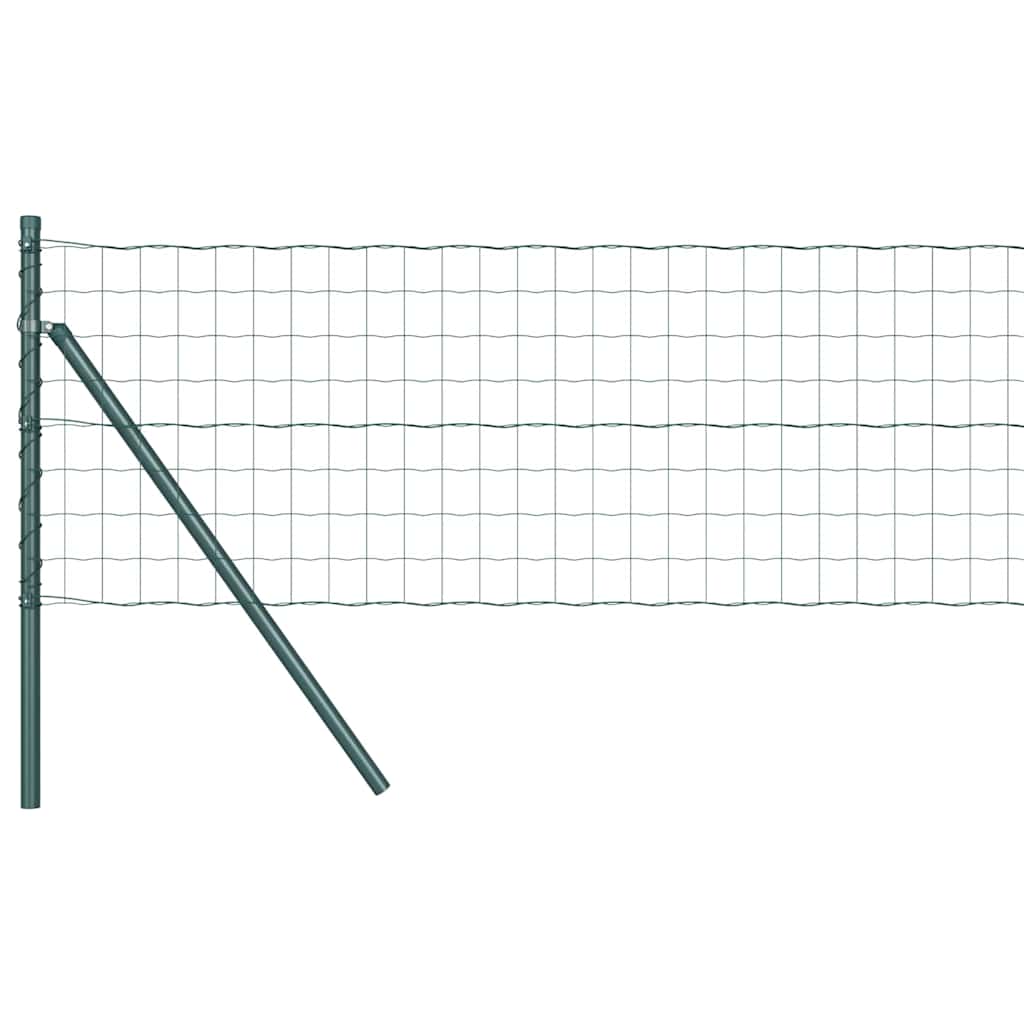 vidaXL Ευρωπαϊκή Στήριξη Φράχτη 50 x 0,4 μ PVC-Επικαλυμμένο Ατσάλι