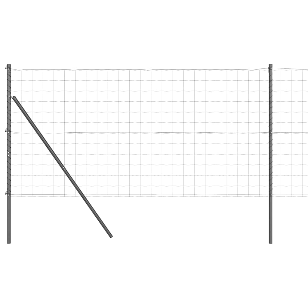 vidaXL Ευρωπαϊκή Στήριξη Φράχτη 10 x 1,4 μ PVC-Επικαλυμμένο Ατσάλι