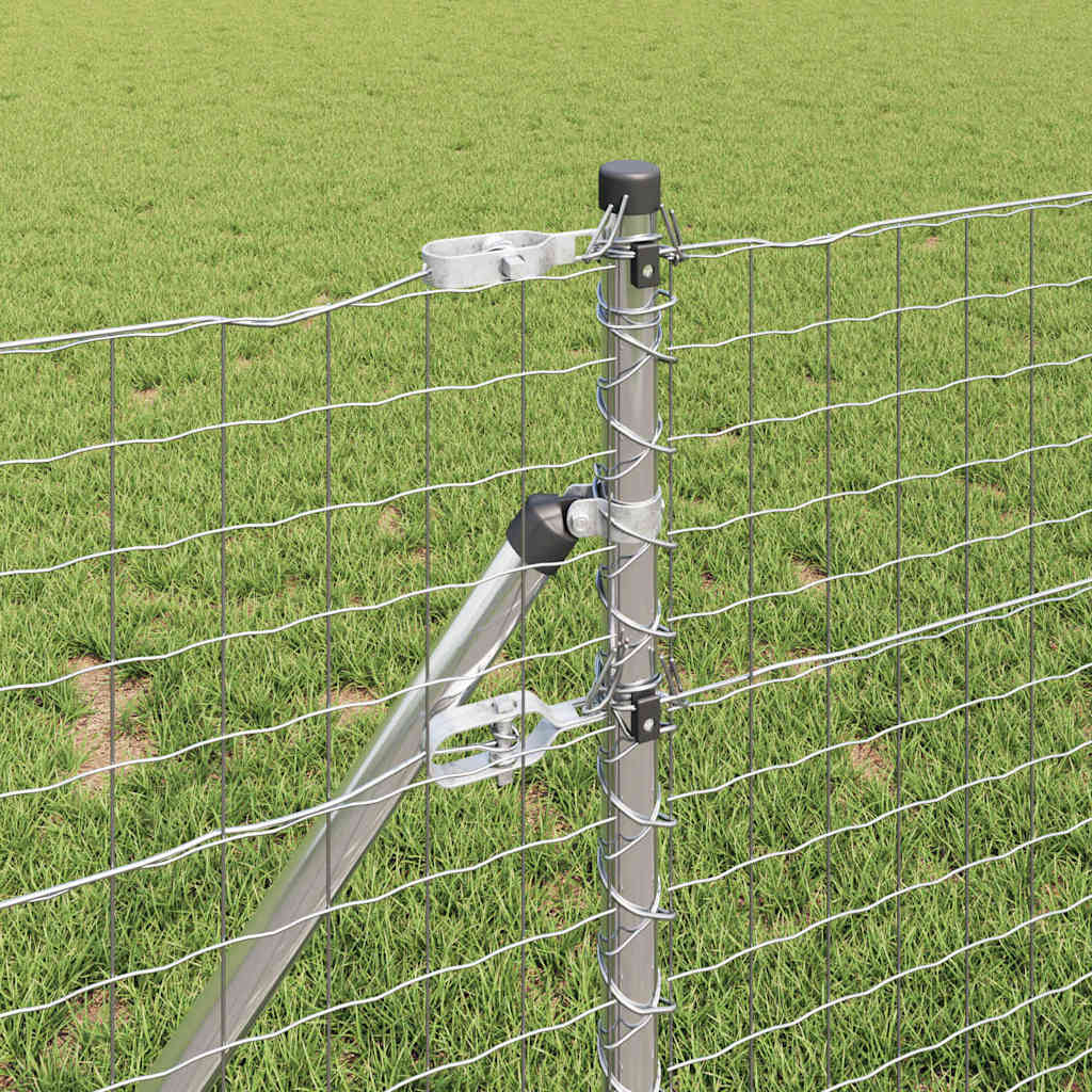 vidaXL Euro Fence με 7 Πόρους 0.8x10 μ Γαλβανισμένος Χάλυβας