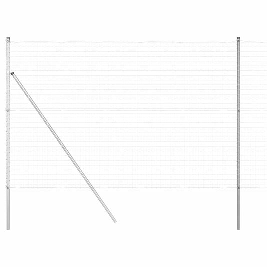 vidaXL Euro Fence με 7 Πόλους 1.5x10 μ Γαλβανισμένο Ατσάλι