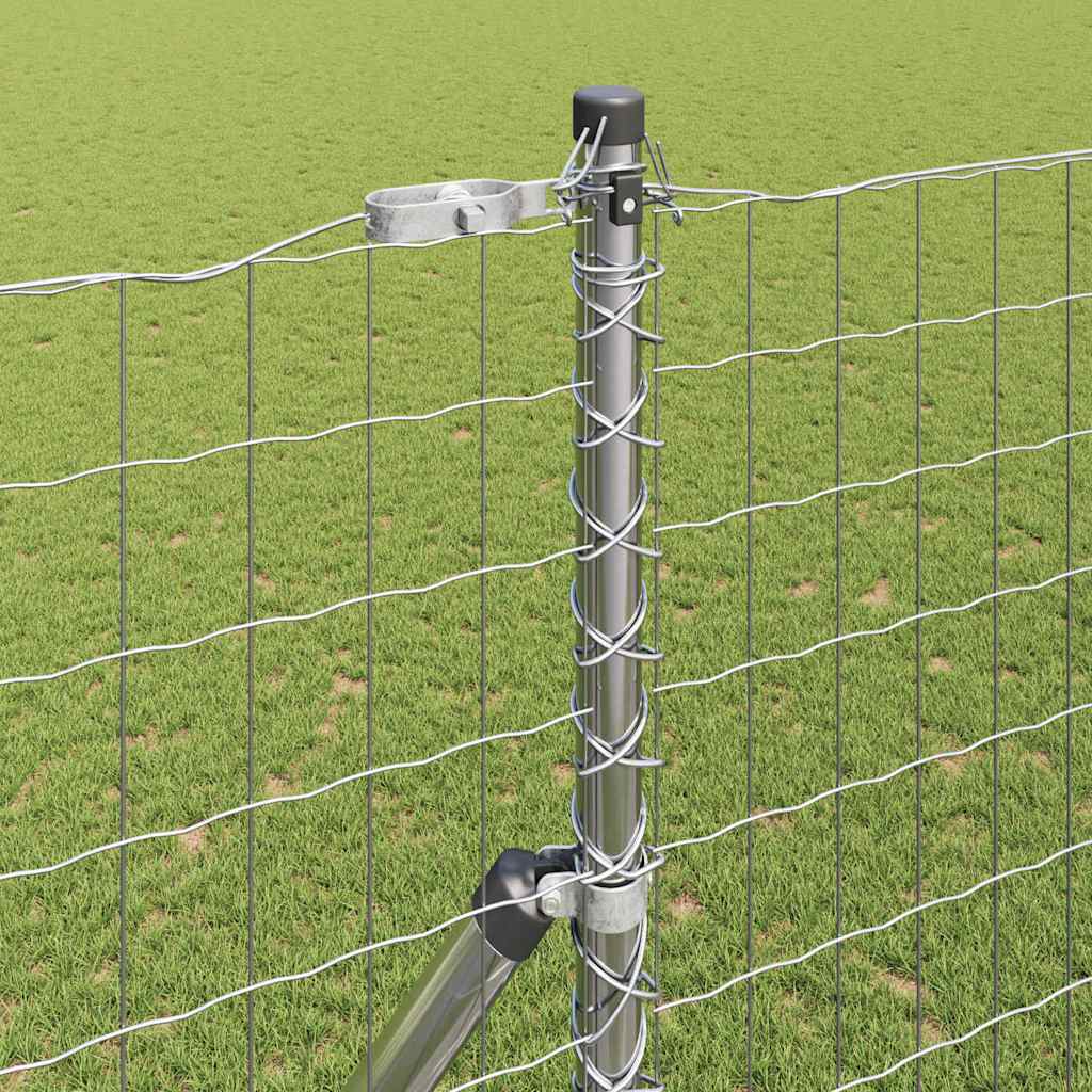vidaXL Euro Fence με 7 Στηρίγματα 1.5x10 m Γαλβανισμένο Ατσάλι