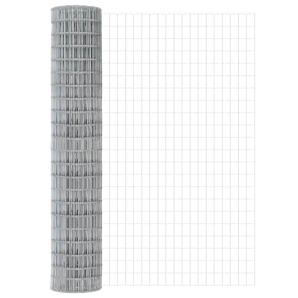 vidaXL Euro Fence με 7 Πόλους 1.6x10 μ Γαλβανισμένου χάλυβα