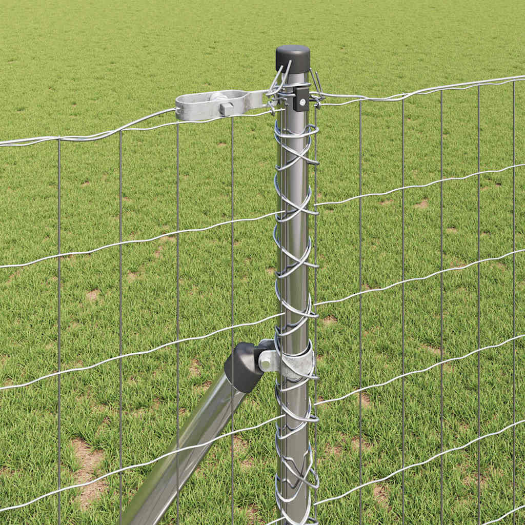 vidaXL Euro Fence με 7 Στυλίδια 1x10 μ Γαλβανισμένο Ατσάλι
