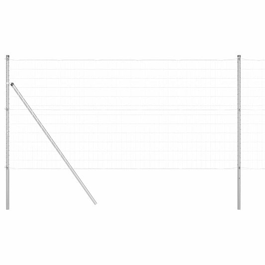 vidaXL Euro Fence με 7 Στυλίδια 1x10 μ Γαλβανισμένο Ατσάλι