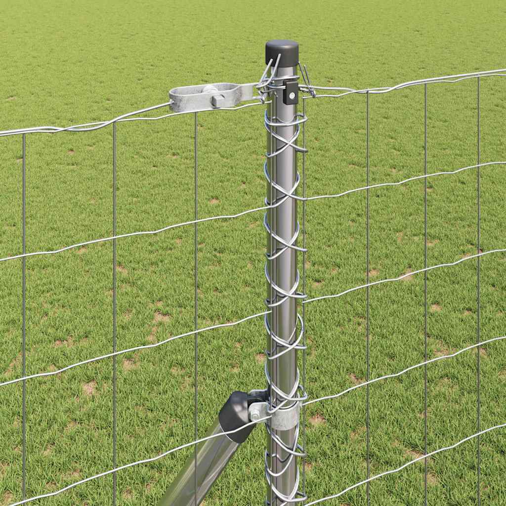 vidaXL Euro Fence με 7 Πόλους 1.6x10 μ Γαλβανισμένος Χάλυβας