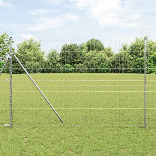 vidaXL Euro Fence με 7 Πόλους 1.6x10 μ Γαλβανισμένος Χάλυβας