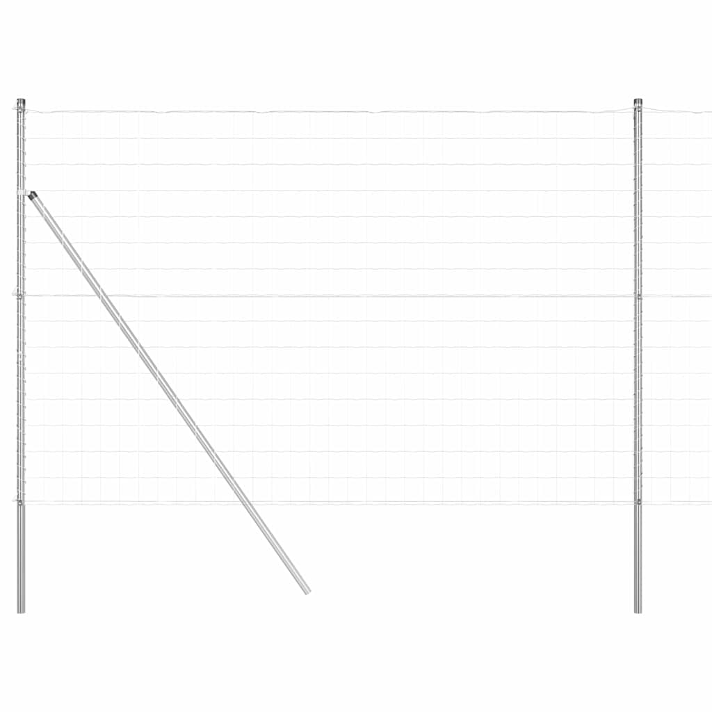 vidaXL Euro Fence με 7 Πόλους 1.6x10 μ Γαλβανισμένος Χάλυβας